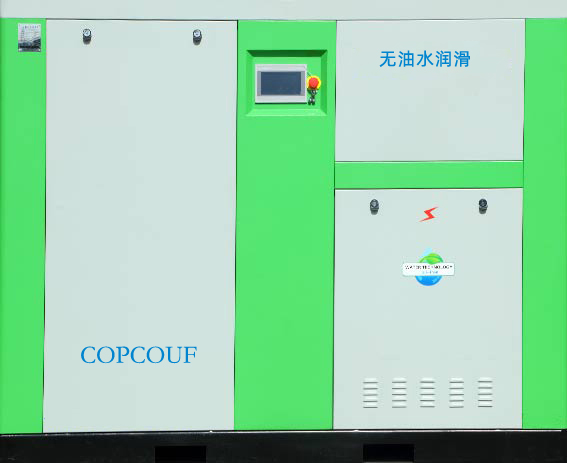 在使用過程中，如何正確操作無油水潤滑空壓機以確保安全和性能？